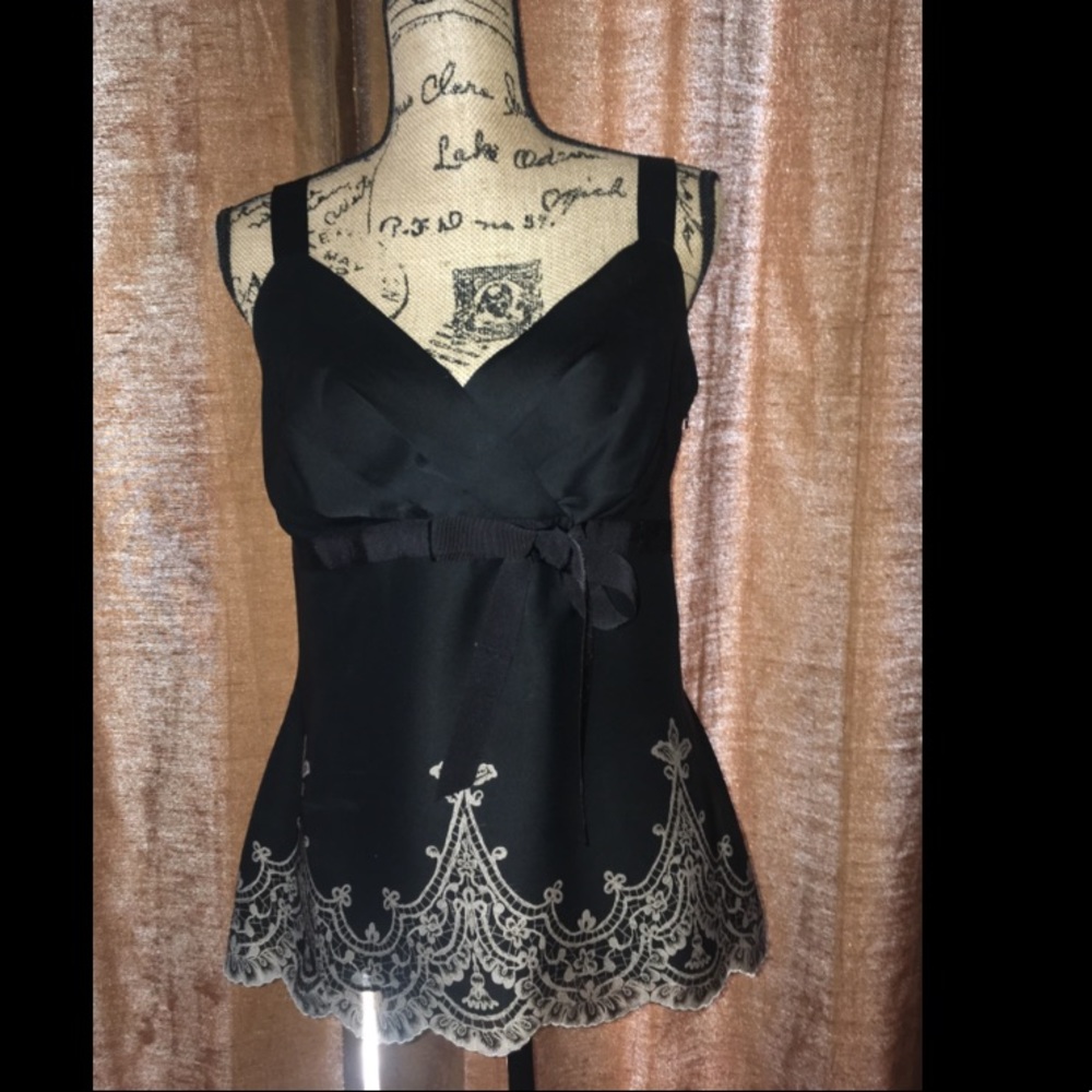 Loft silk spaghetti strap cami top